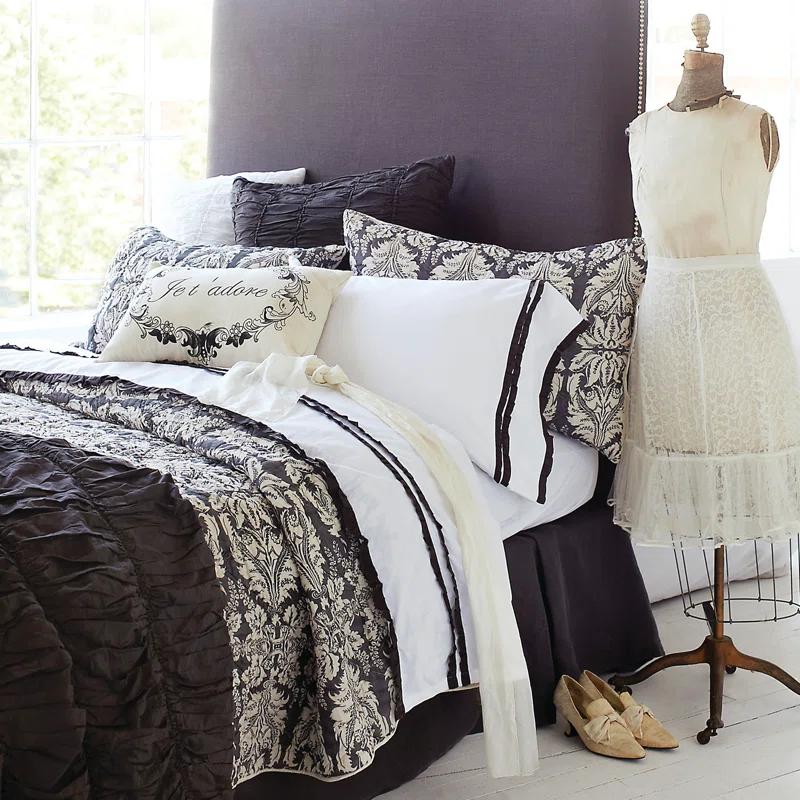 Amity Home Greyston Traditional Percale Damask Quilt