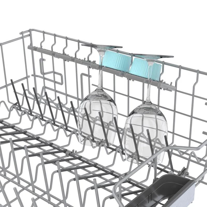 Bosch 500 Series 24" Stainess Steel Top Control Built-In Dishwasher with Stainless Steel Tub and Flexible 3Rd Rack SHX65CM5N