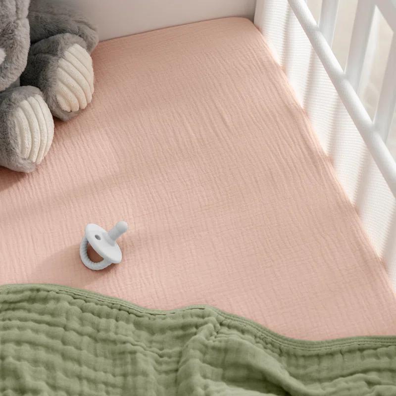 Comfy Cubs Fiited Sheets Cotton Blend Fitted Bassinet Sheet
