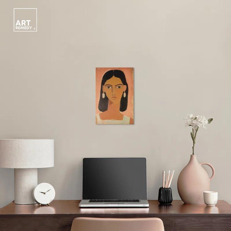 Art Remedy Hispanic Girl Canvas Classic Women Wall Art by Art Remedy