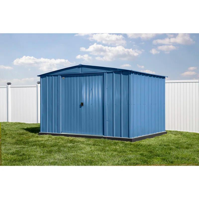 10 ft. W x 8 ft. D Metal Storage Shed