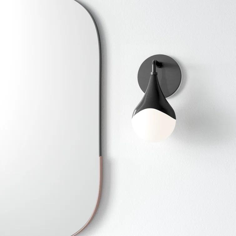 Algiers Single Frosted Bath Sconce