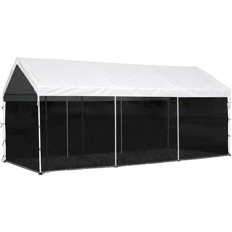 ShelterLogic MaxAP ShelterLogic Black Fabric Screen for Canopy