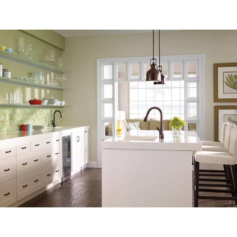 Moen Moen Arbor One Handle High Arc Pulldown Bar Faucet with Reflex Technology 5995ORB