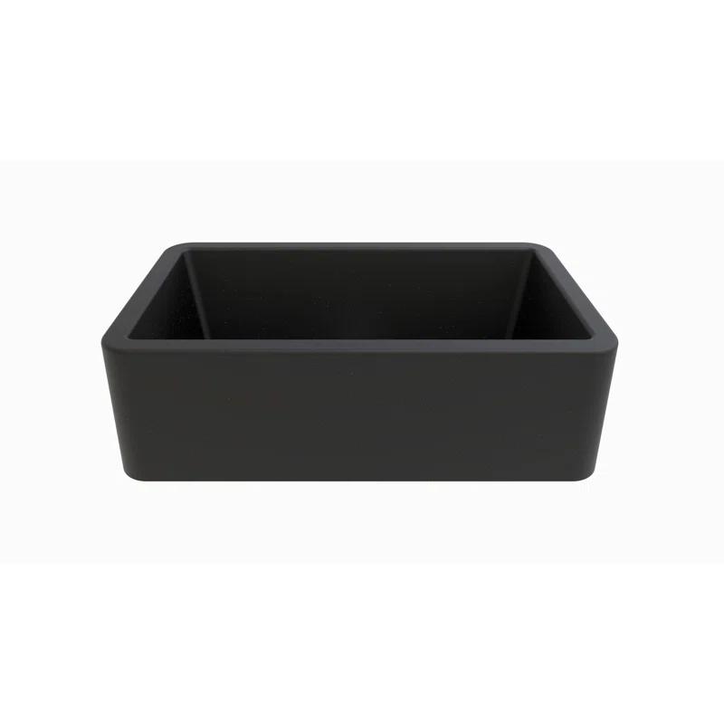 LaToscana LA3319B 33" L x 19" W Apron Quartz Kitchen Sink