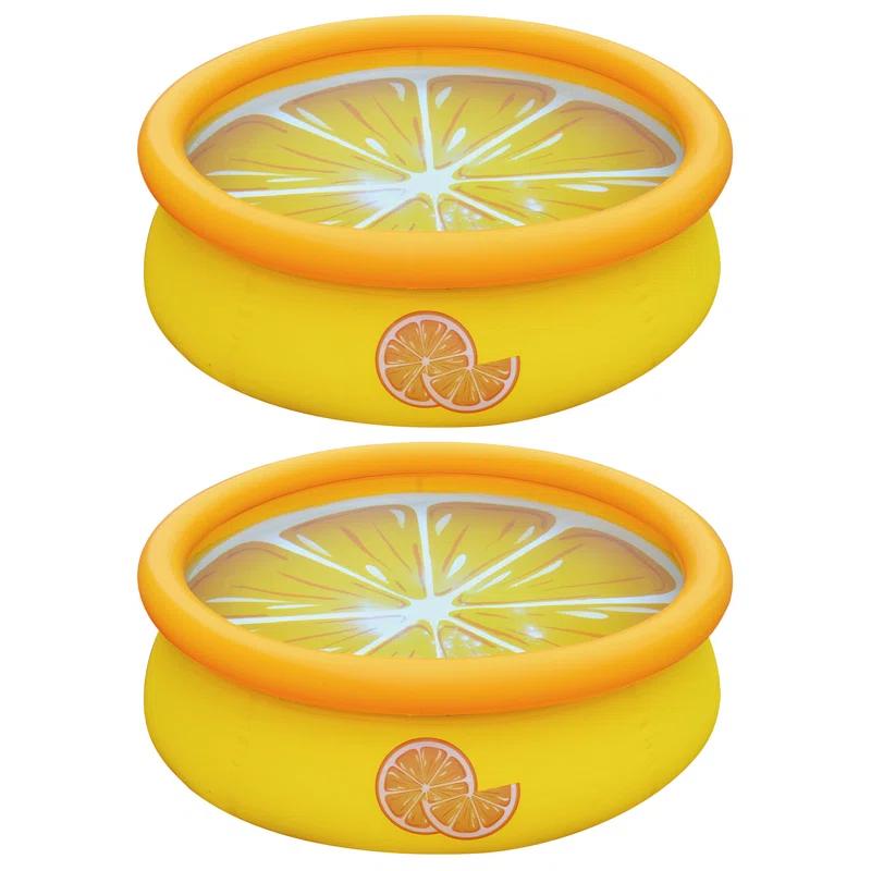 JLeisure Plastic Round Inflatable Pool 10'' H x 12'' W x 12'' L (Set of 2)