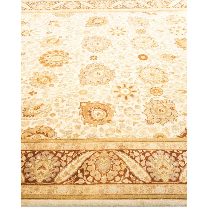 Solo Rugs One-of-a-Kind 6' 2" X 9' 2" 2000s Wool Area Rug Ivory