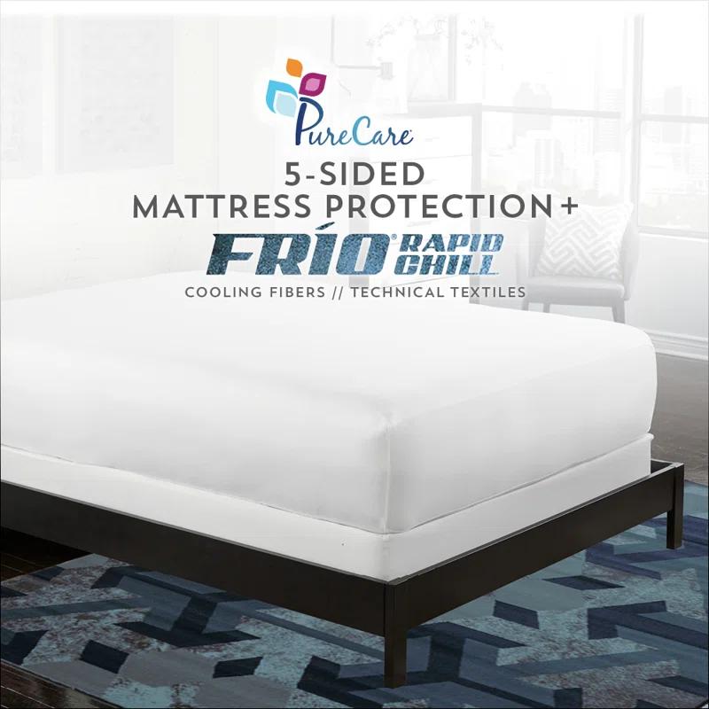 PureCare Waterproof Fitted Mattress Protector Mattress Protector Case Pack