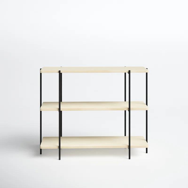 Wood And Metal Console Table