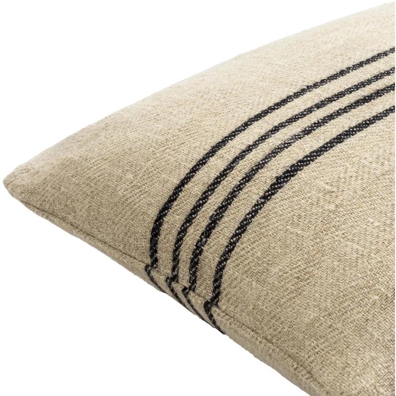 Becki Owens x Livabliss Becki Owens x Livabliss Brett Striped Linen Reversible Throw Pillow