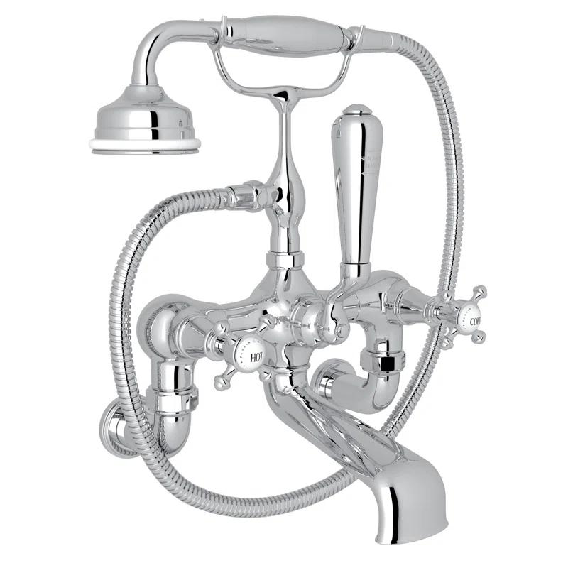 Georgian Era Exposed Wall Mount Tub Filler