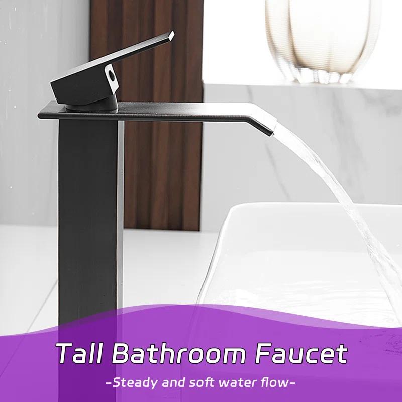 Vessel Sink Faucet Single-handle Bathroom Faucet with Drain Assembly