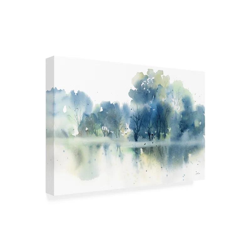 Red Barrel Studio® " Blue Pond Reflections " by Katrina Pete