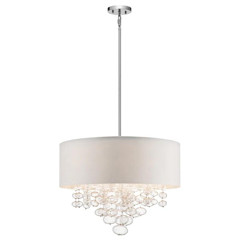 Seaforth 5 - Light Dimmable Drum Chandelier