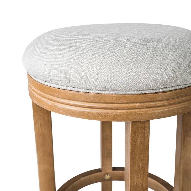Maven Lane Maven Lane Eva Stool with Fabric Upholstery