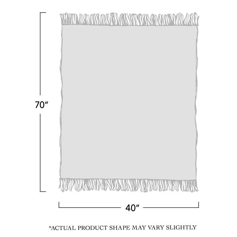 Bedford Collections Machine Woven Throw Blanket