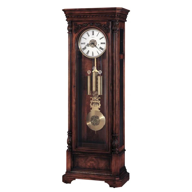 Howard Miller® Trieste 88.5'' H Solid + Manufactured Wood Grandfather Clock