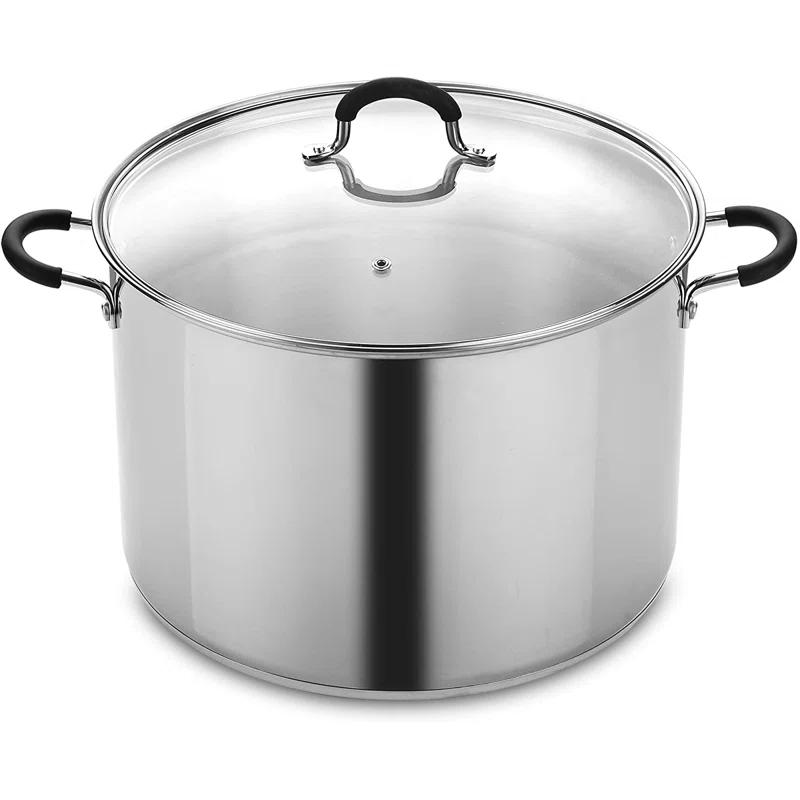 Cook N Home Professional Stainless Steel Stockpot with Lid