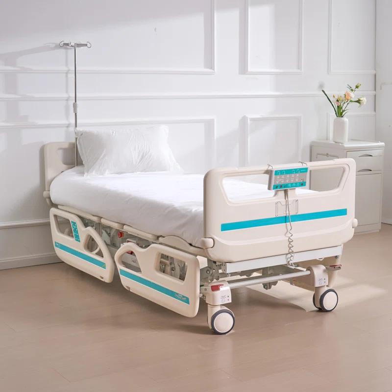Premium 5 Function Full Electric Hospital Bed with Cardiac Position 550LBS