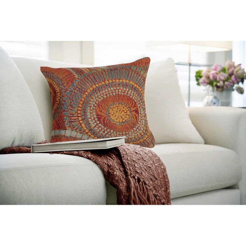 Marina Circles Indoor/Outdoor Pillow 18" X 18"