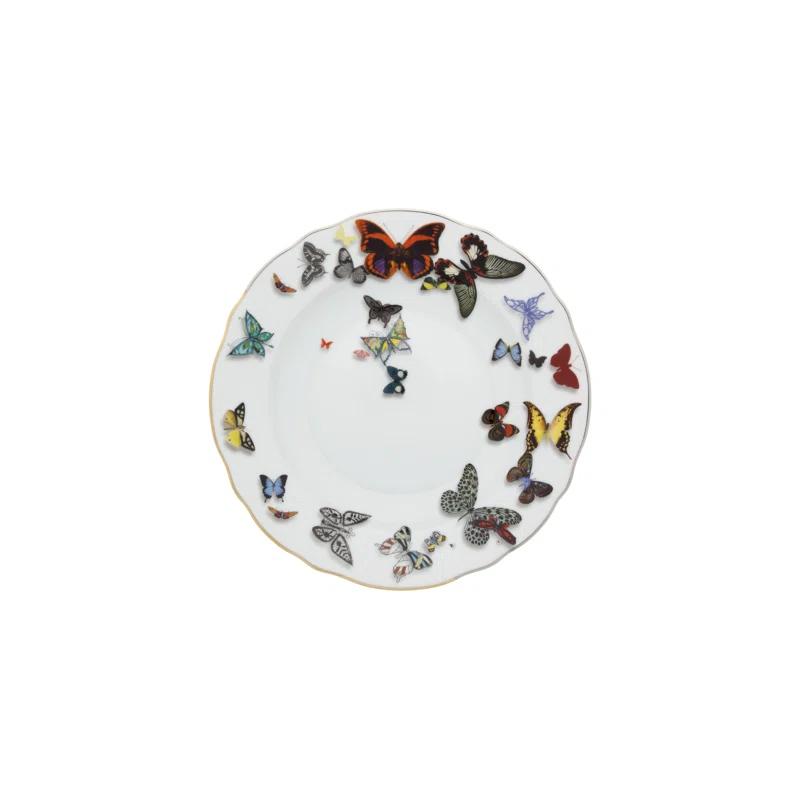 Vista Alegre 8.937'' Handmade Porcelain China Appetizer Plate (Set of 4)