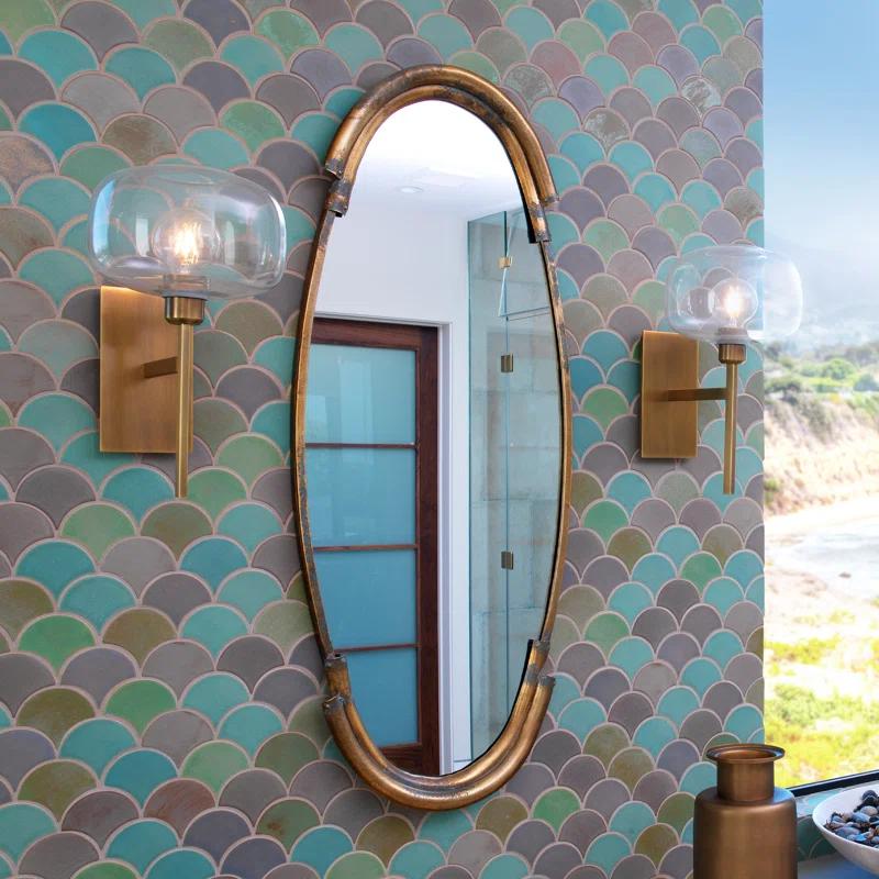 Jamie Young Company Margaux Metal Flat Wall Mirror