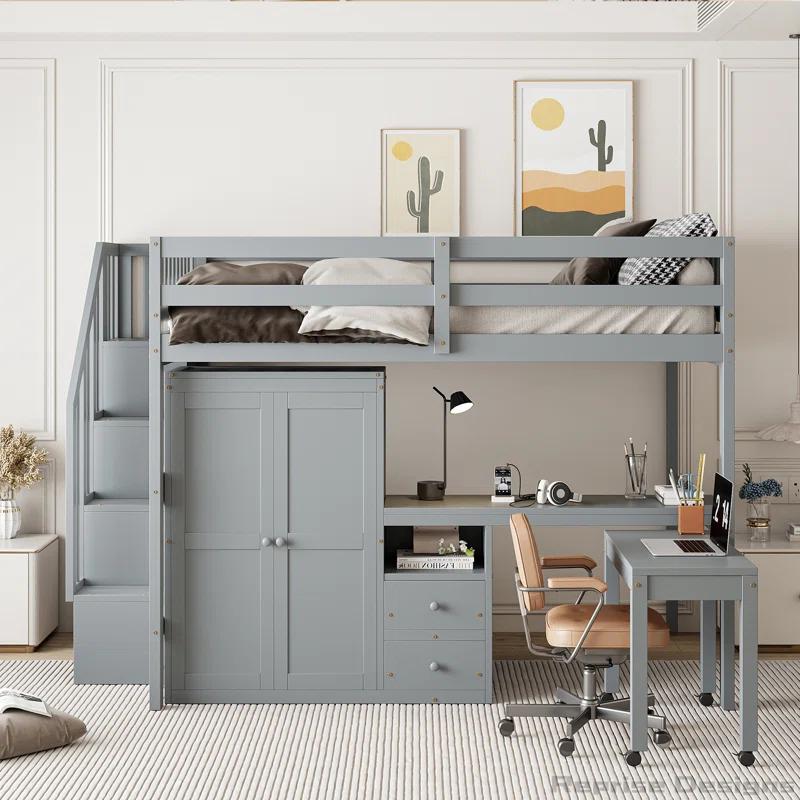 Reprise Designs Desk & Wardrobe – Space-Saving Multifunctional Loft Bed