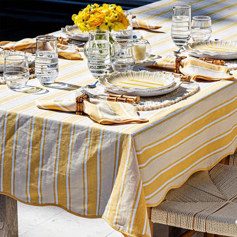 Juliska Cabana Stripe 60" x 120" Tablecloth