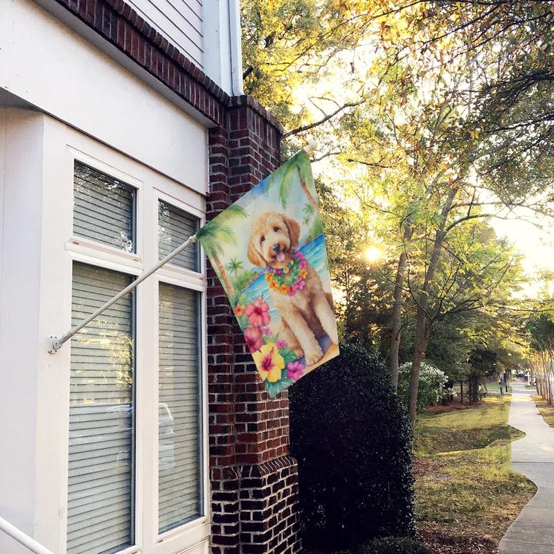 Caroline's Treasures Double Sided 40'' H x 28'' W Polyester Animal House Flag