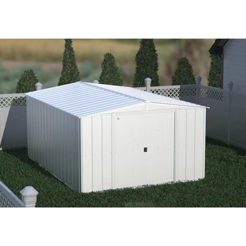 Arrow 10 ft. W x 13 ft. 5 in. D Steel Vertical Storage Shed