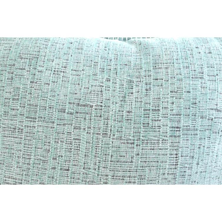 Oveesha Soft Chenille Throw Pillow Covers With Stitched Edge (Set of 2)