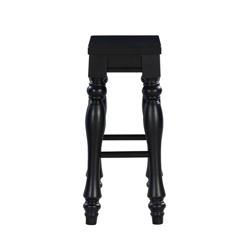 Clemente Counter Stool with Solid Wood Frame