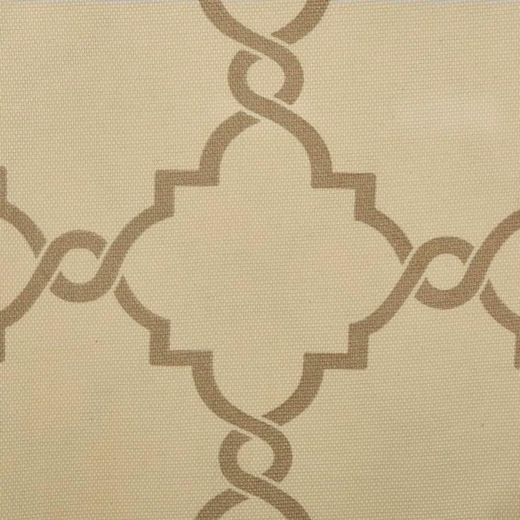 Madison Park Fretwork Print Grommet Top Single Window Curtain Panel