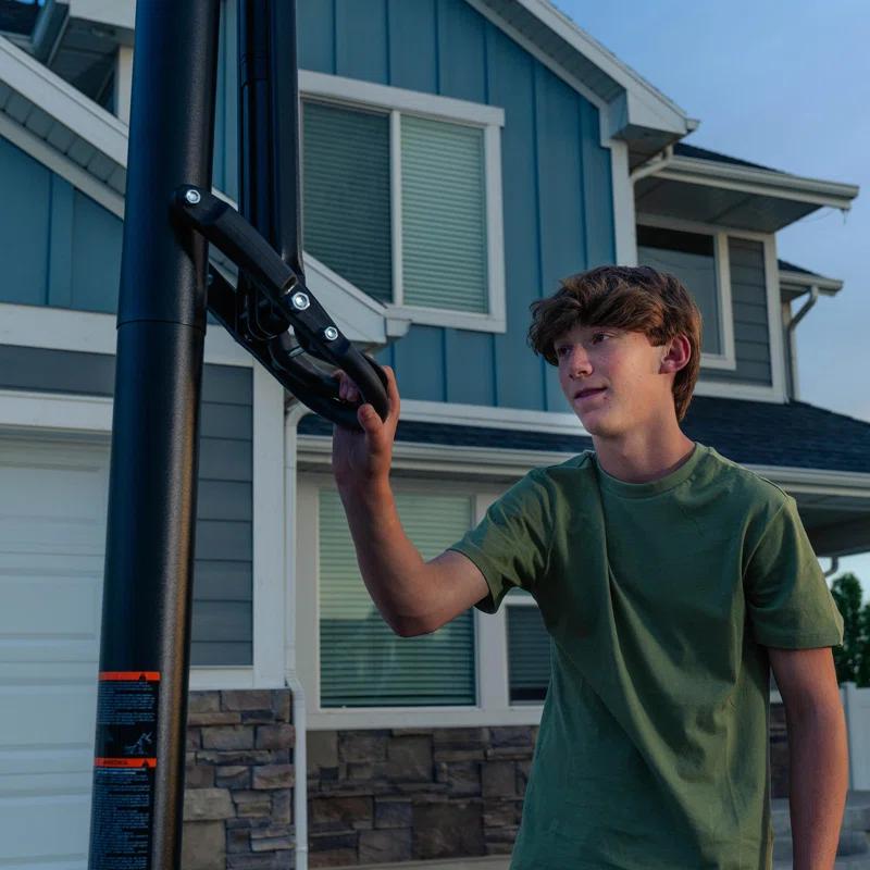 Lifetime Height Adjustable Outdoor 52" Steel Portable Full-Size Basketball Hop