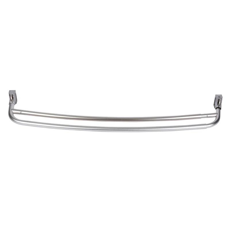 VOMGEB1 Double Curved Shower Rod, Durable Metal Construction