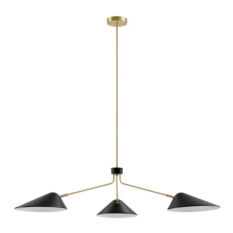Modway Journey 3-Light 14" Arm Pendant