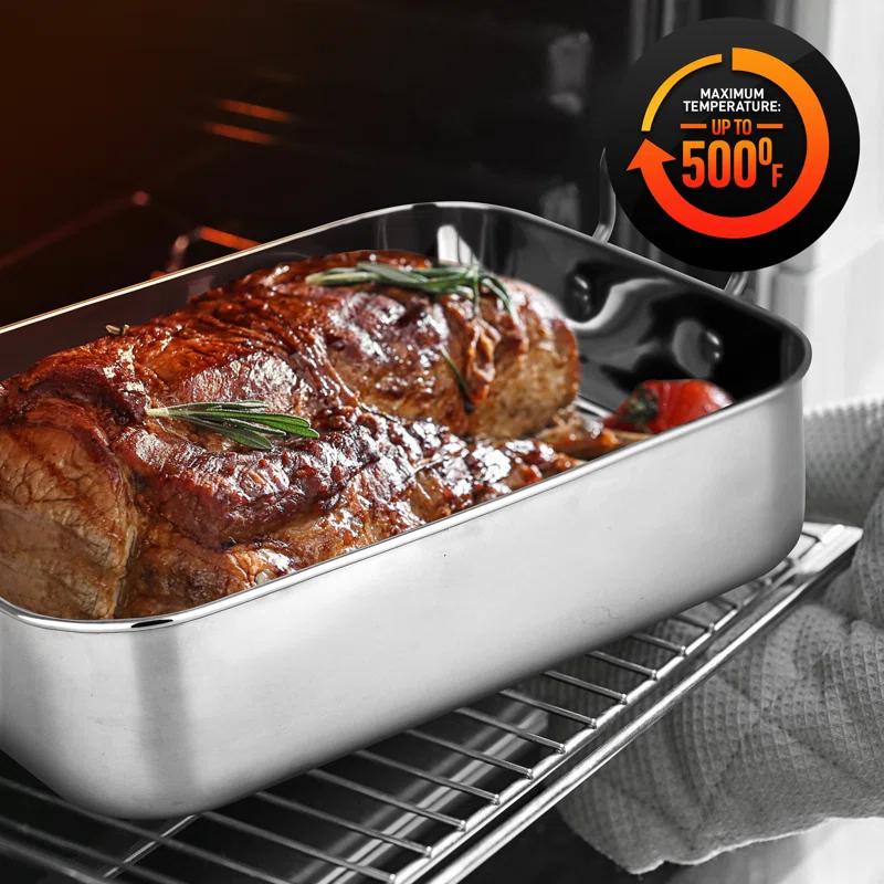 NutriChef NutriChef Non-Stick Stainless Steel Roasting Pan