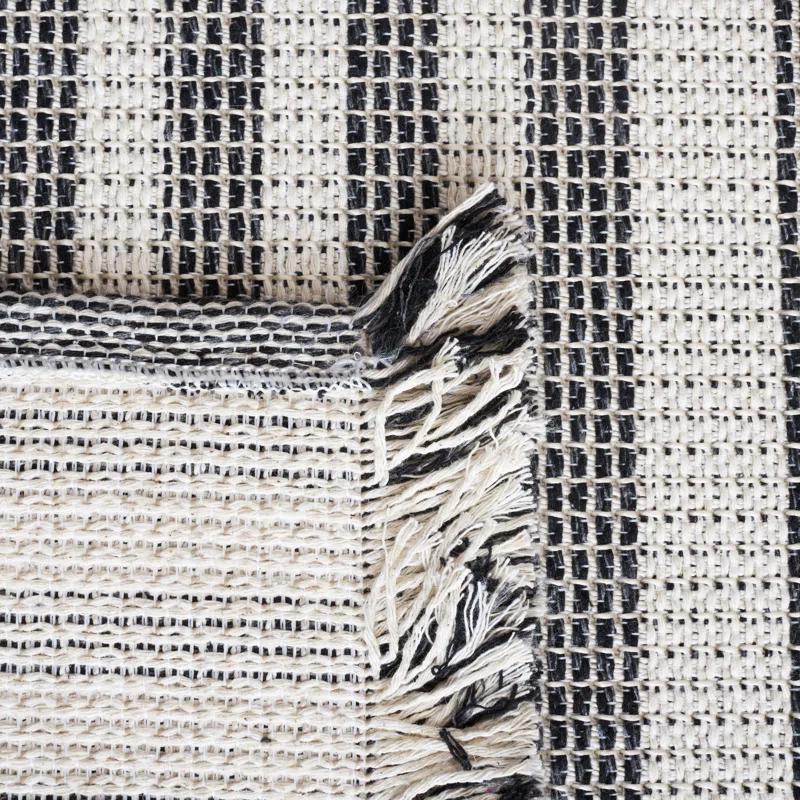 Gracie Oaks Leiner Performance Striped Rug