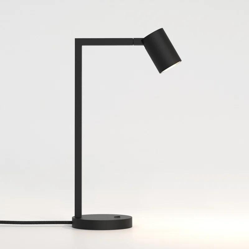 Astro Ascoli Desk Indoor Table Lamp (Matt Black) - Dry Rated - GU10 Lamp, Designed in Britain - 1286135-3 Years Guarantee