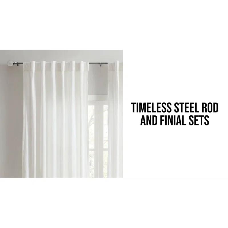 Martha Stewart Martha Stewart Beaufort Rod And Finial Set