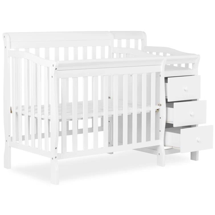 Dream On Me Jayden 4-in-1 Mini Convertible Crib and Changer