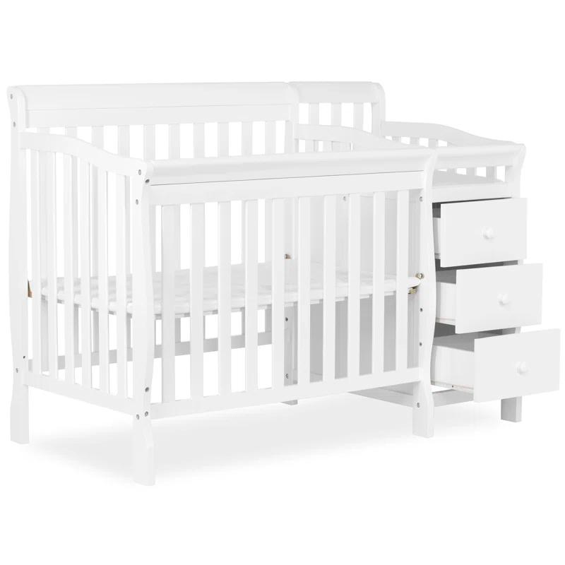 Dream On Me Jayden 4-in-1 Mini Convertible Crib and Changer