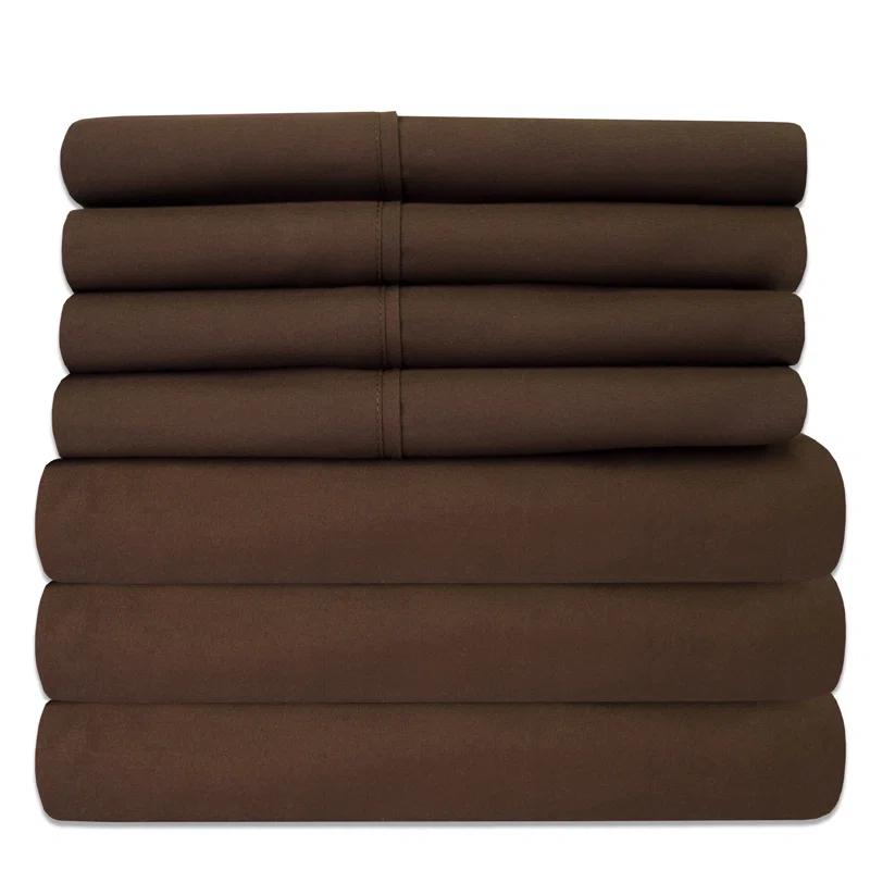 Sweet Home Collection Luxurious Soft Microfiber Sheet Set with Bonus Pillowcases