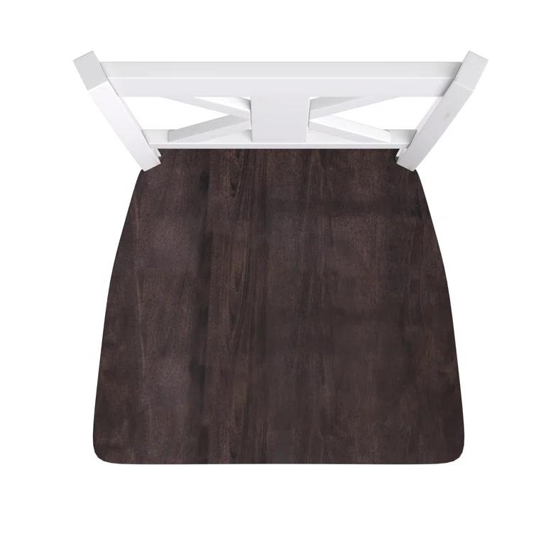 Taylor & Logan Bakersville Solid Wood Counter Stool (Set of 2)