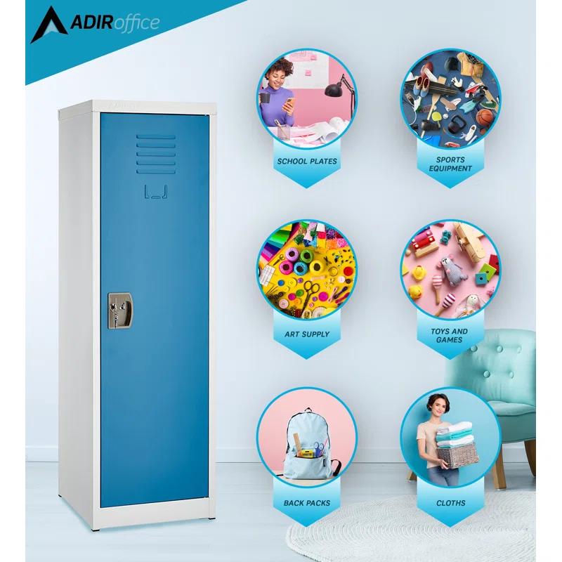 AdirOffice Steel 1-Tier School and Home Storage Locker