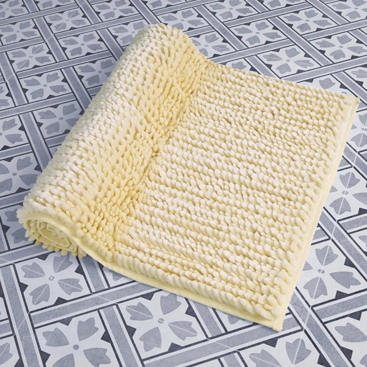 Laura Ashley Laura Ashley Butter Chenille Bath Rug