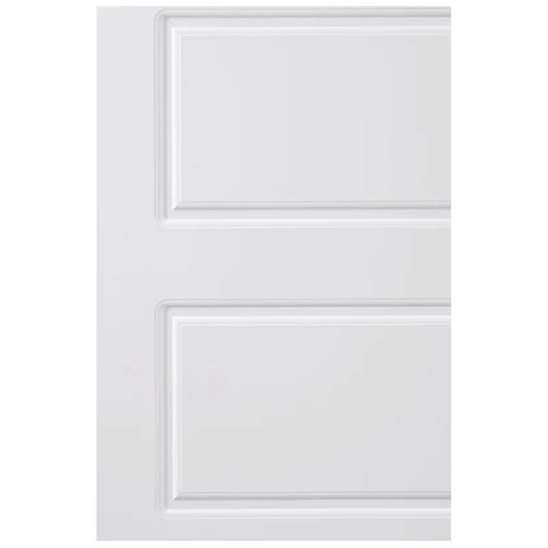 Nova Hardware 5-Panel Soft White Laminated Traditional Interior Door Slab Only