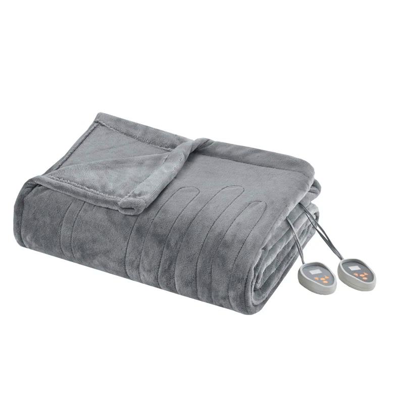 Beautyrest Heated Plush Blanket & Reviews | Wayfair