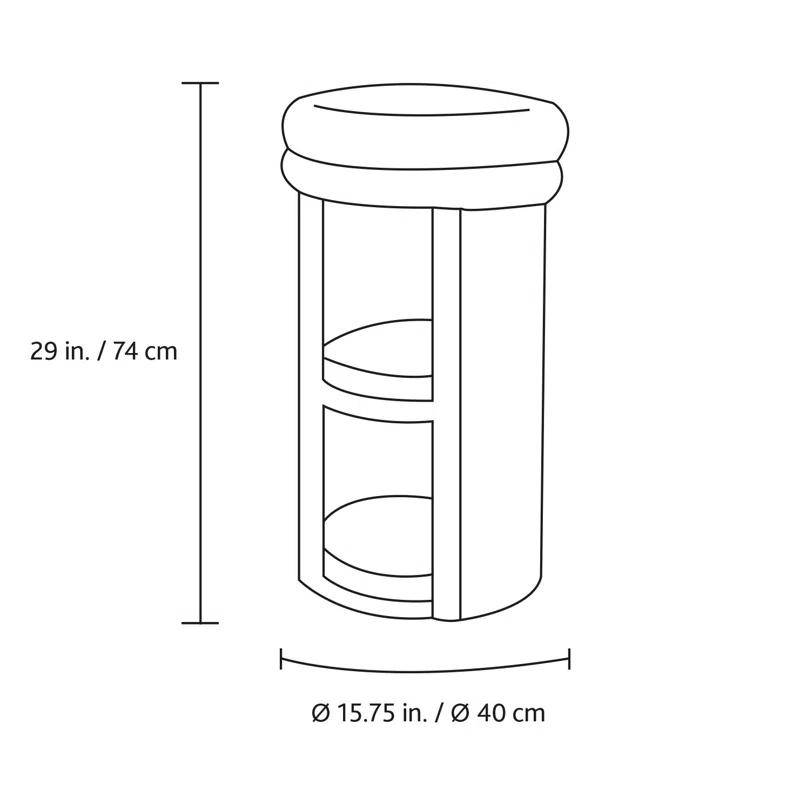 TRIXIE TRIXIE Mexia 29" Cat Tower, 2-Story Cat Condo, Removable Cushions, Cat Bed, Sisal Cat Scratcher, Cat Cube