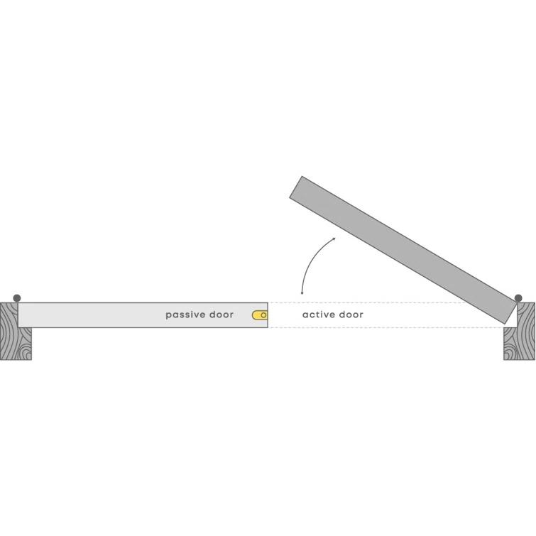 Belldinni Avon Solid + Manufactured Wood without Installation Hardware Kit Prehung Door